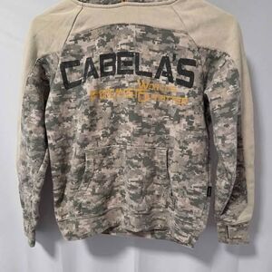 Cabela's Digital Camo Hoodie - Boy's M